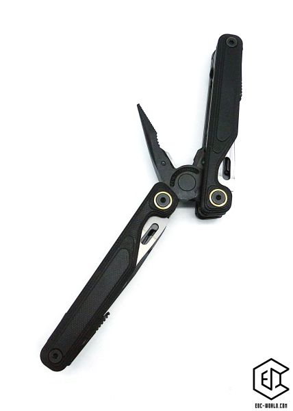 Leatherman Wava Alpha Obsidian Zange nach obgen geklappt